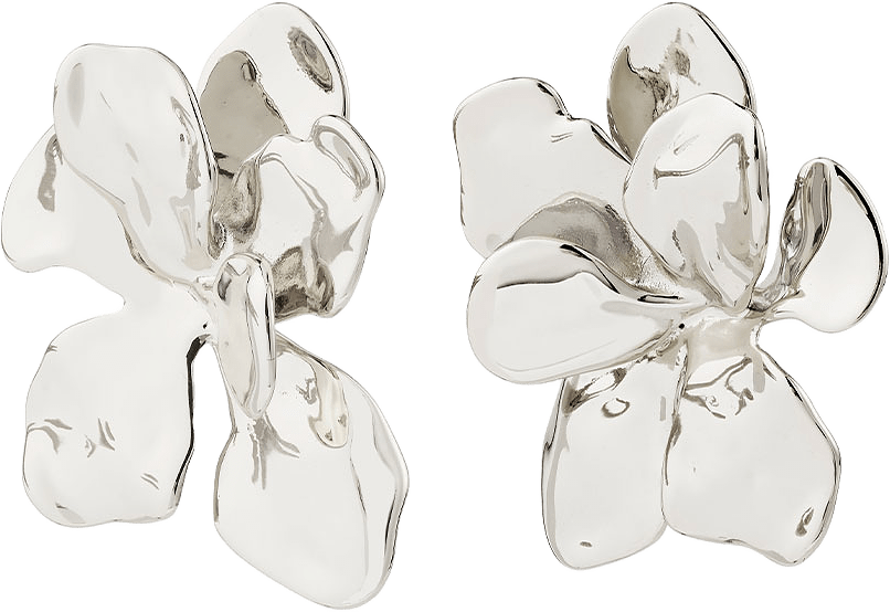 HALEN earrings silver-plated, från Pilgrim, i färgen Silver Plated.