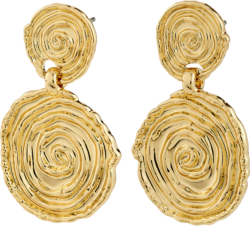 AIR earrings gold-plated, från Pilgrim, i färgen Gold Plated.