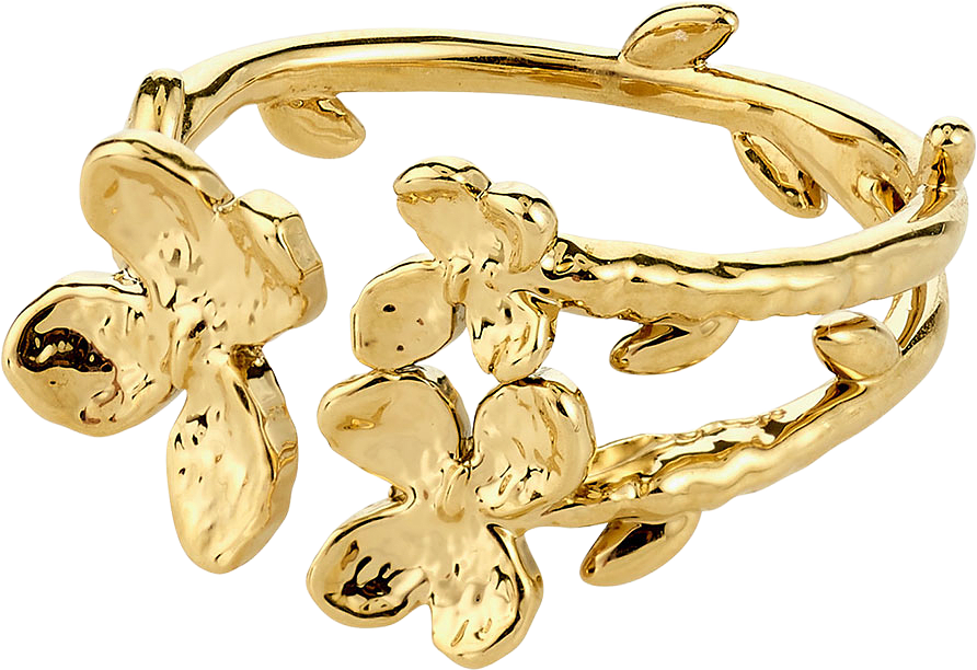 AJANI ring gold-plated, från Pilgrim, i färgen Gold Plated.