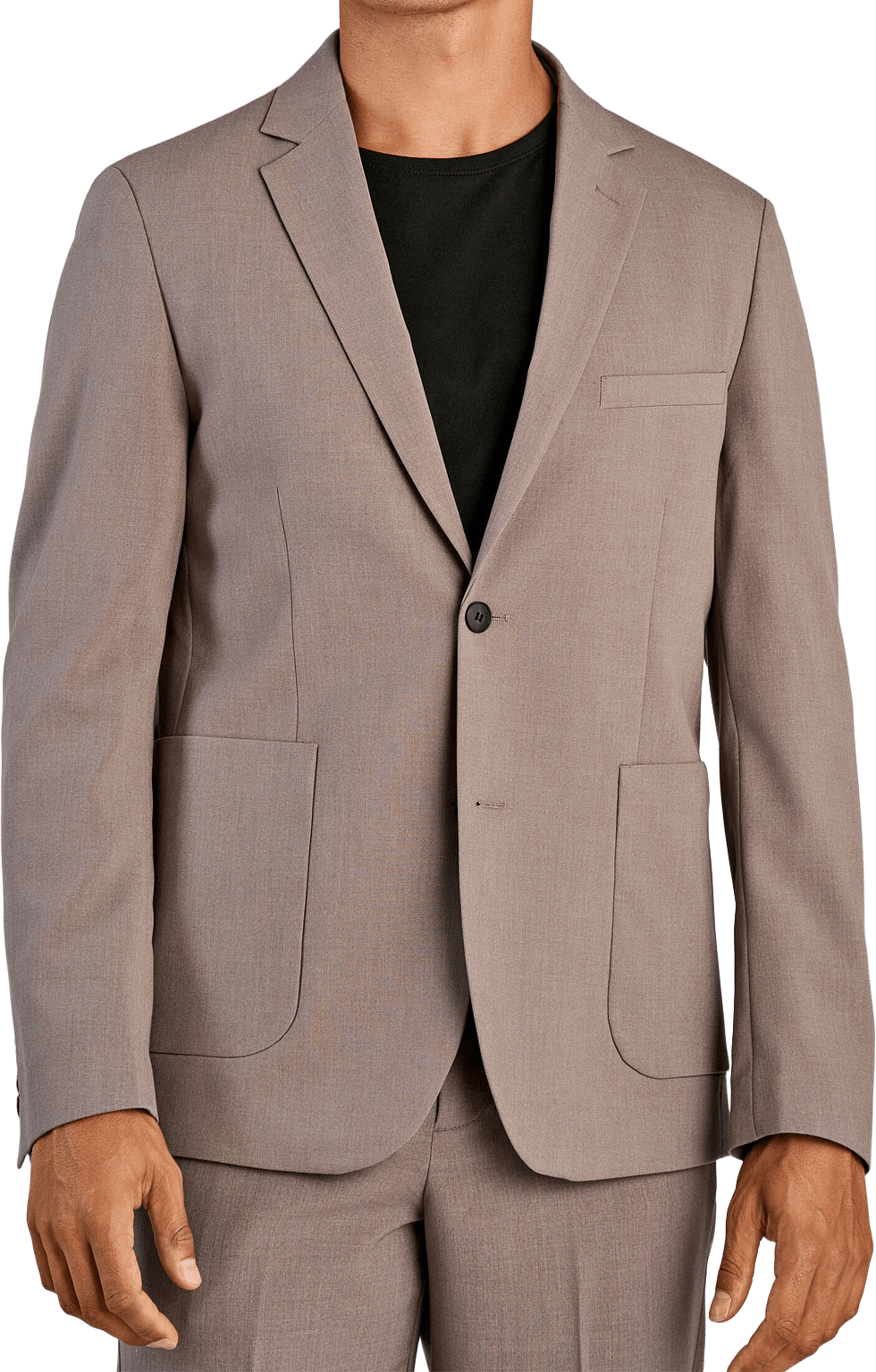 Superflex relaxed Blazer, från Lindbergh, i färgen Deep Sand Mel.