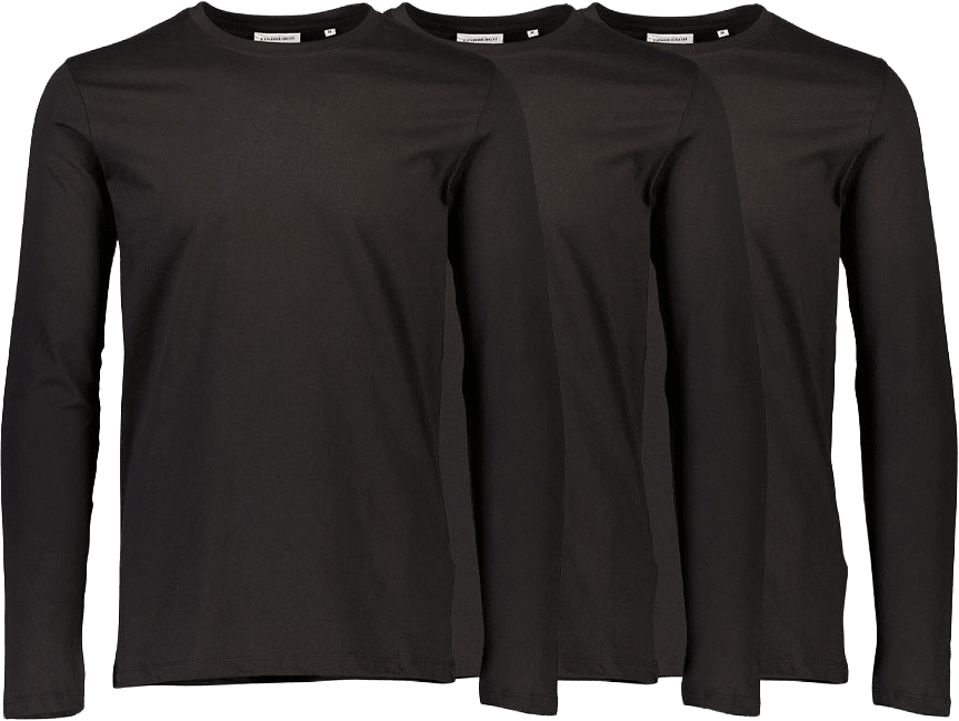 3PK basic T-shirt, från Lindbergh, i färgen Black.