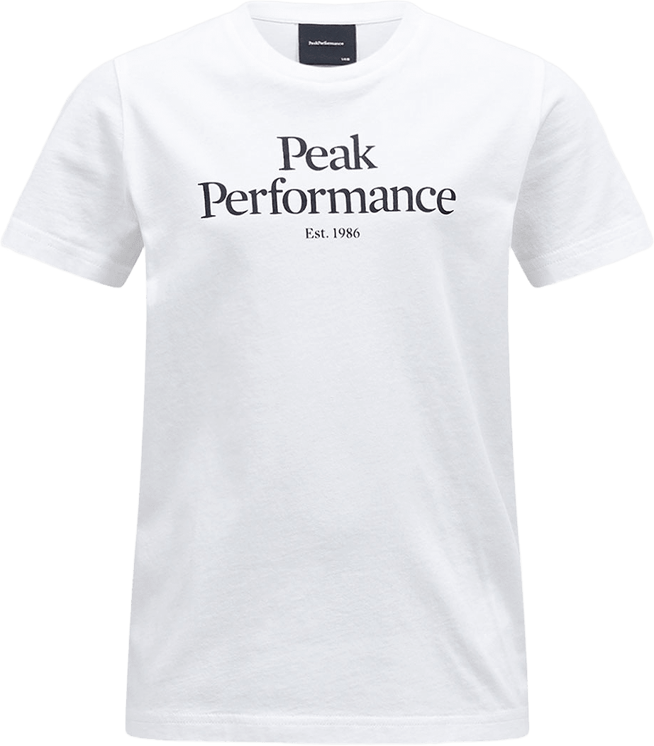 Jr Original Tee, från Peak Performance, i färgen Offwhite.