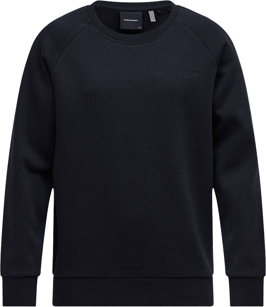 Jr Original Small Logo Crew, från Peak Performance, i färgen Black.