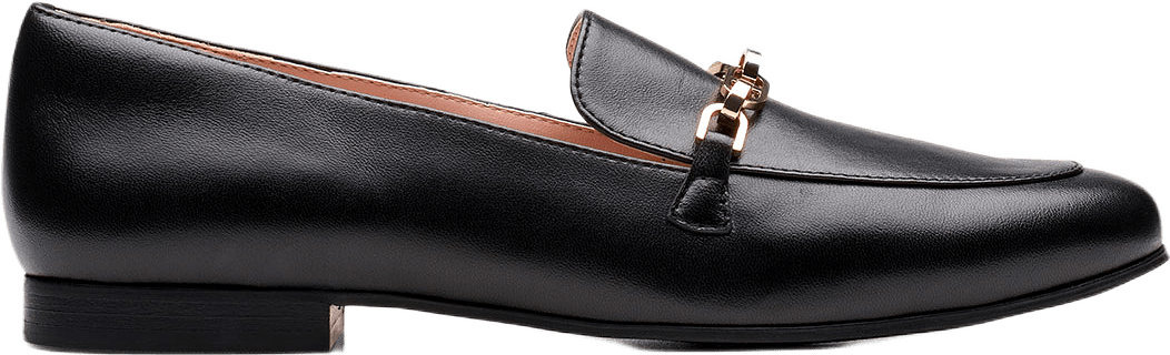 Tamna Iris D, från Clarks, i färgen Black Leather.