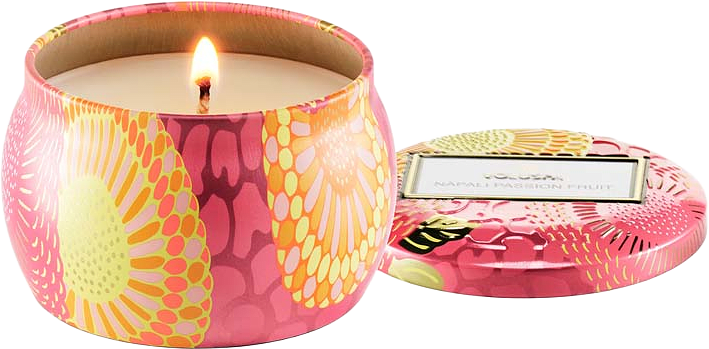 Nãpali Passion Fruit Mini Tin Candle, från Voluspa.
