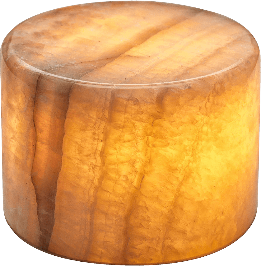 MARBLE L beige polished äkta marmor bordsljus, från Unison, i färgen Beige Polished.