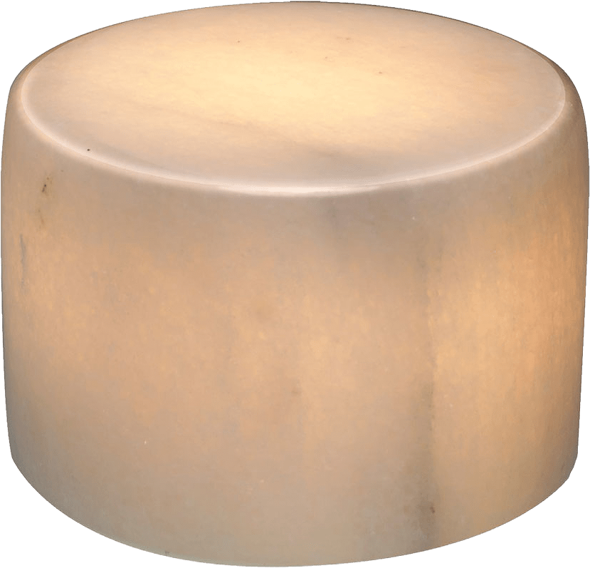 MARBLE L white polished äkta marmor bordsljus, från Unison, i färgen Vit Polished.