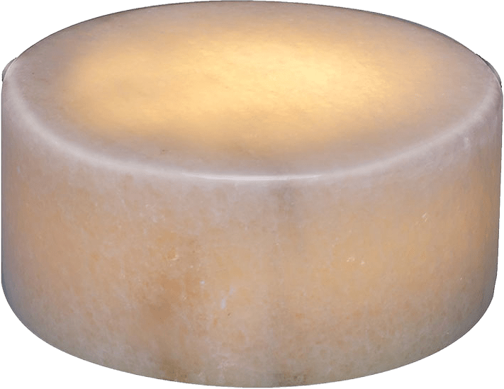 MARBLE S white polished äkta marmor bordsljus, från Unison, i färgen Vit Polished.