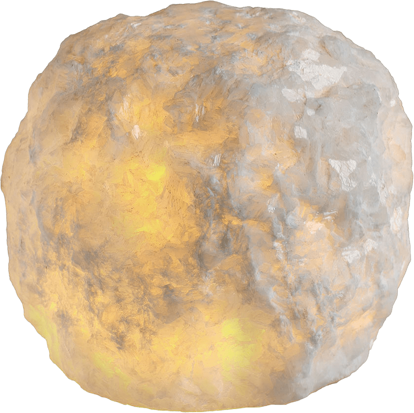 MARBLE Winter äkta marmor bordsljus, från Unison, i färgen Vit.