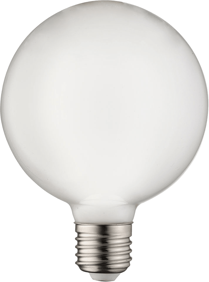 Glob 100mm opal, från Unison, i färgen Opal.