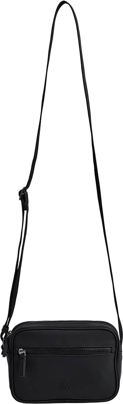 Block Crossbody Bag Rubber, från Markberg, i färgen Black.