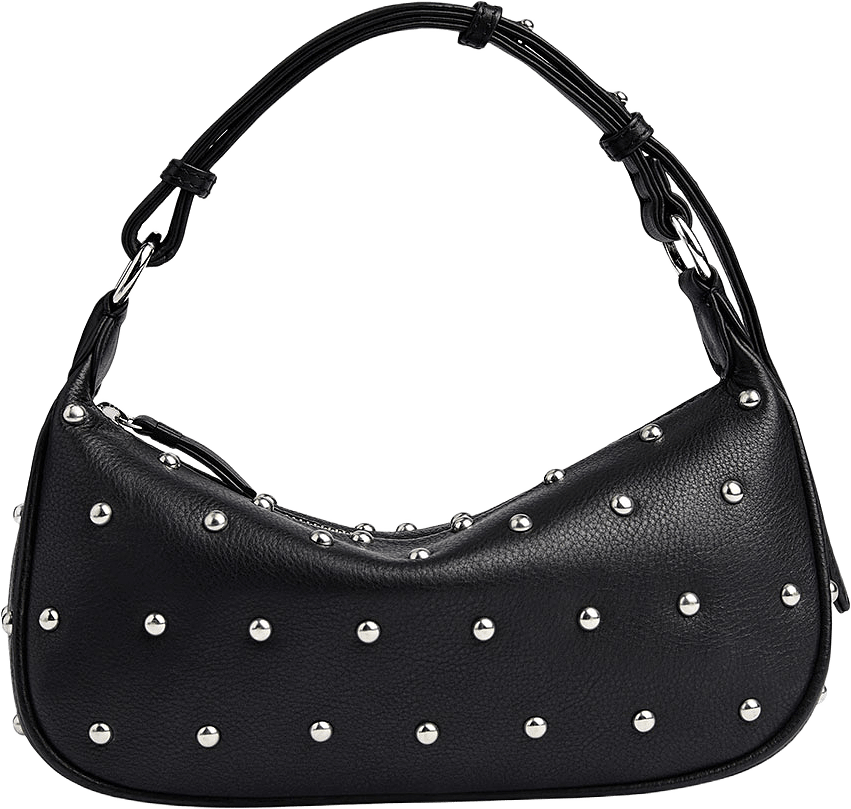 Mini Muse Bag Studs, från Markberg, i färgen Black.