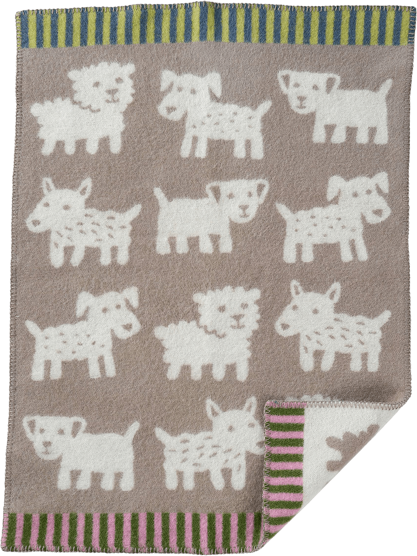 Lammullsfilt Voff 65x90 cm Beige, från Klippan, i färgen Beige.