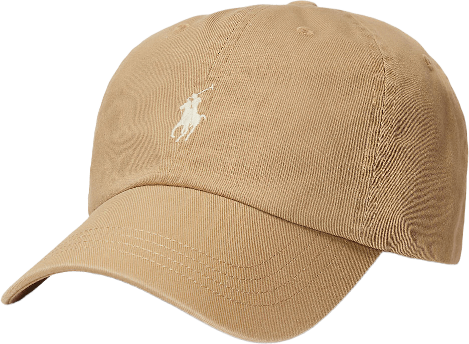 Cotton Chino Ball Cap, från Polo Ralph Lauren, i färgen Cafe Tan.