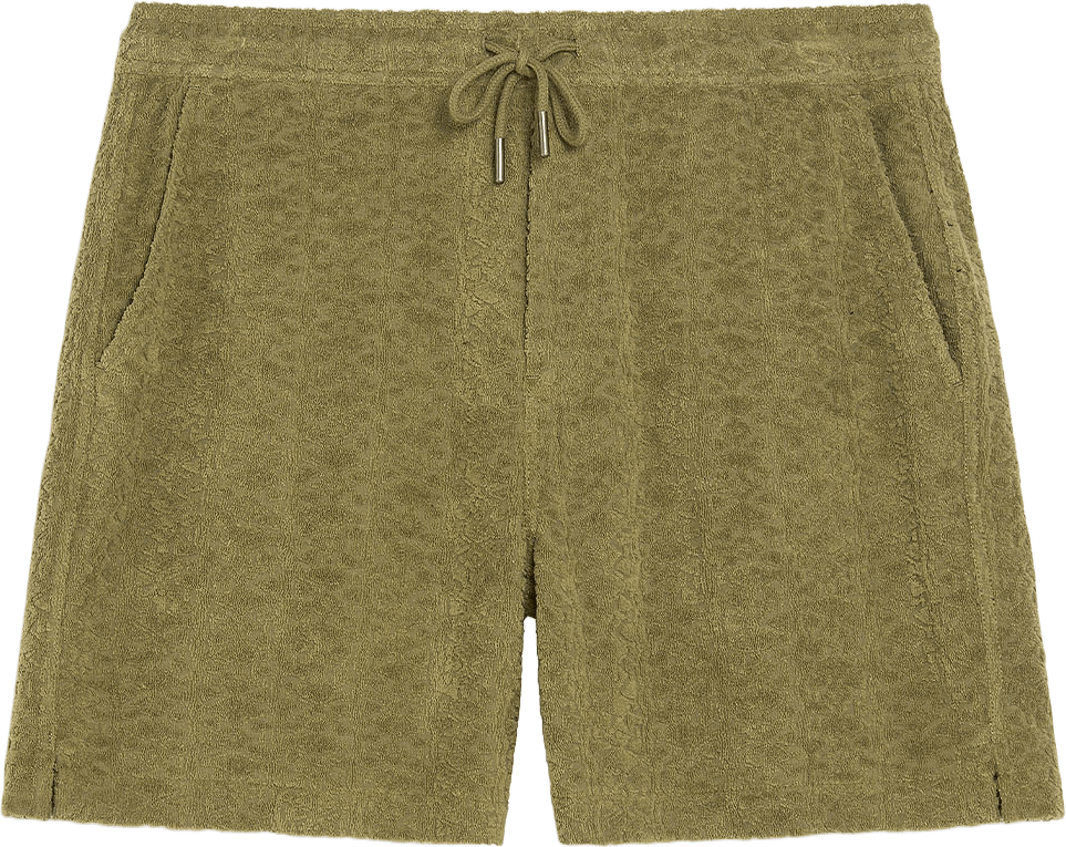 Shellby Terry Shorts, från Morris, i färgen Olive.