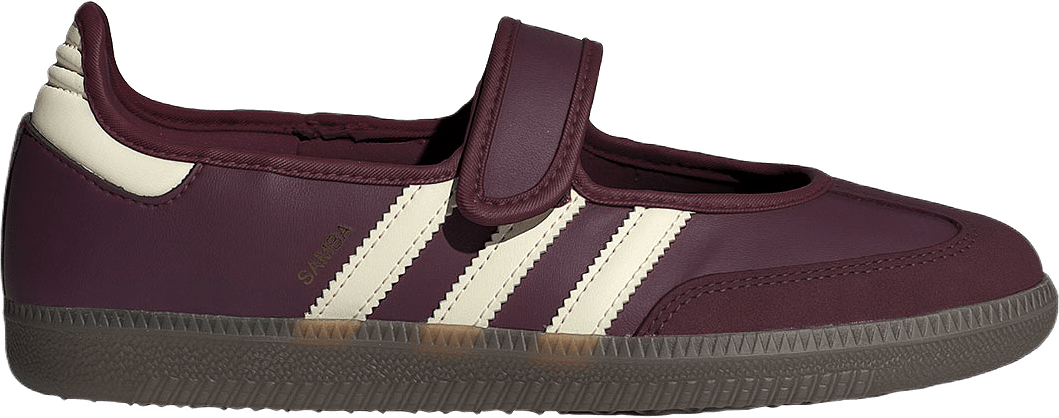 Samba Jane Sneakers, från Adidas Originals, i färgen Maroon/Crewht/Goldmt.