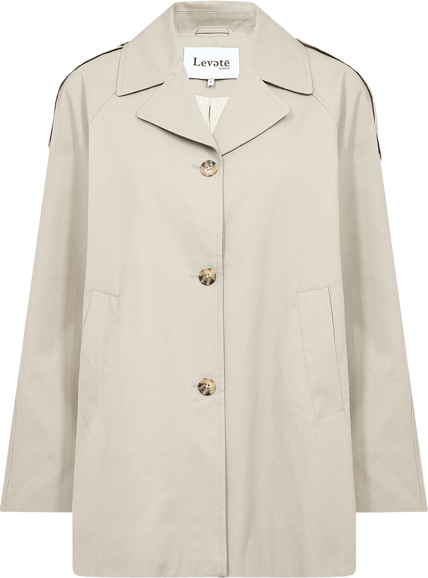 Piper 2 Jacket, från Leveté Room, i färgen Island Fossil.