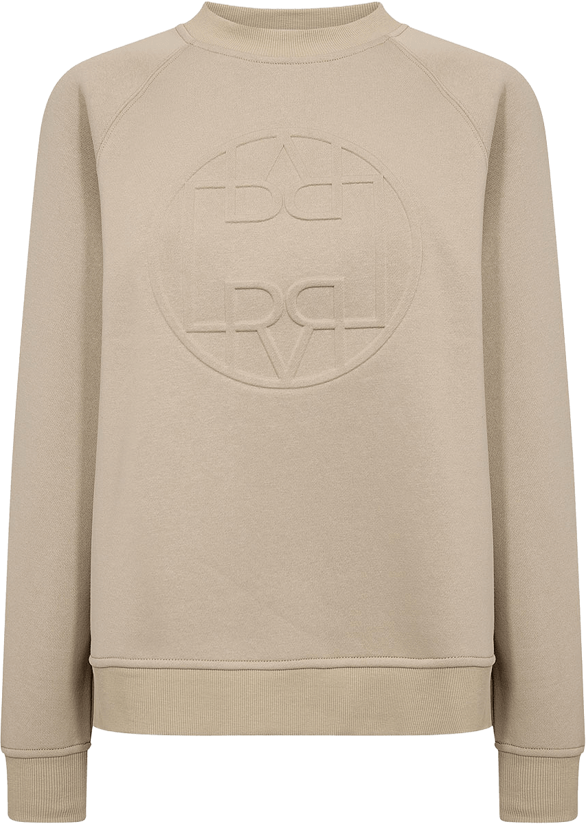 Nuka 11 Sweatshirt, från Leveté Room, i färgen Island Fossil.