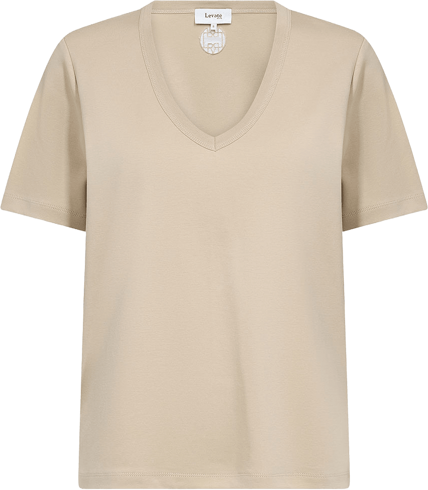 Paloma 2 T-Shirt, från Leveté Room, i färgen Island Fossil.