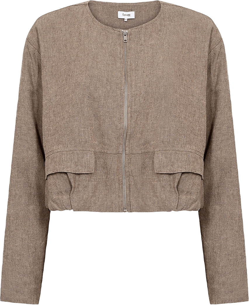 Naja 63 Jacket, från Leveté Room, i färgen Falcon Melange.