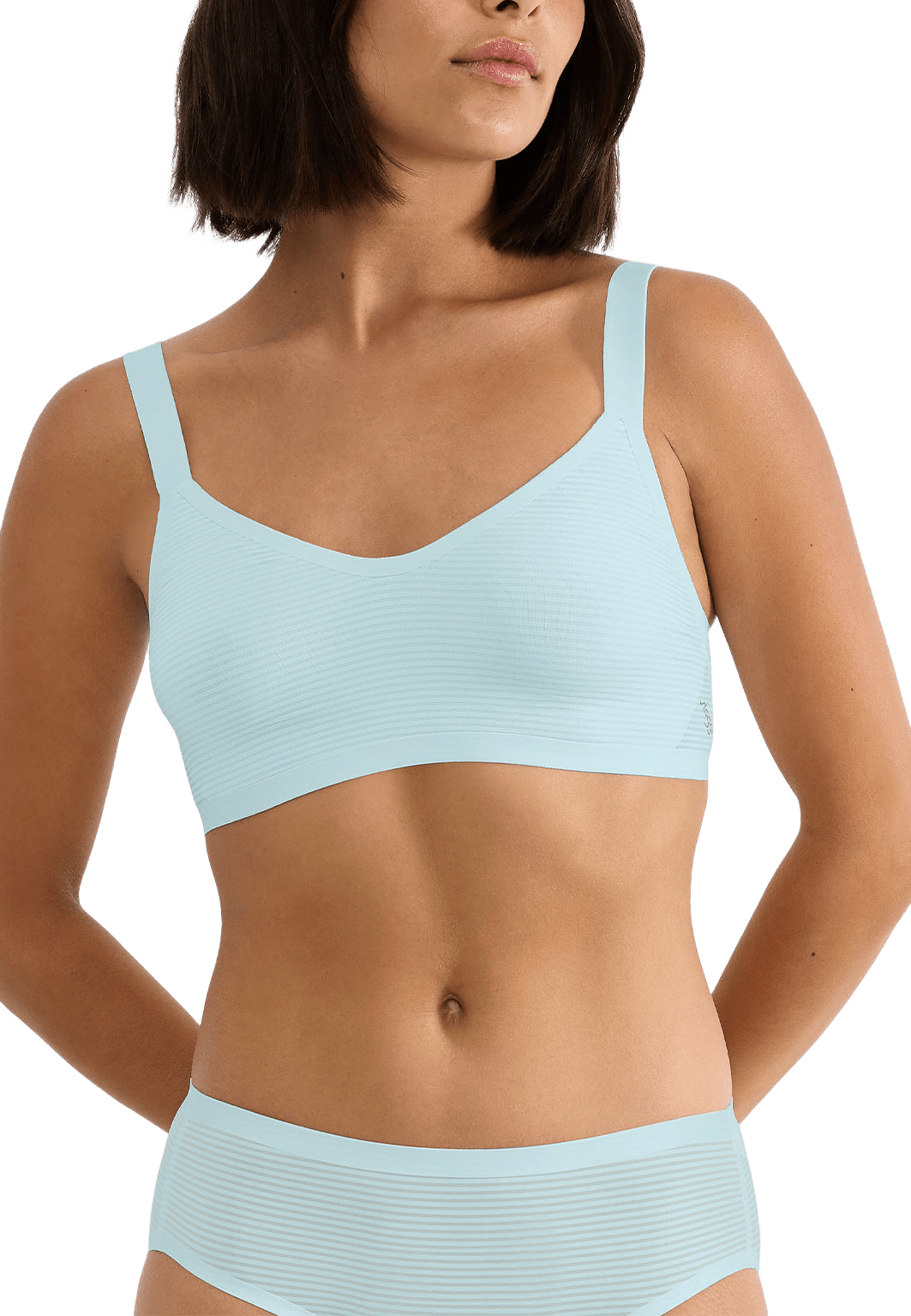 ZERO Feel Air Bralette, från Sloggi, i färgen Fresh Mint.