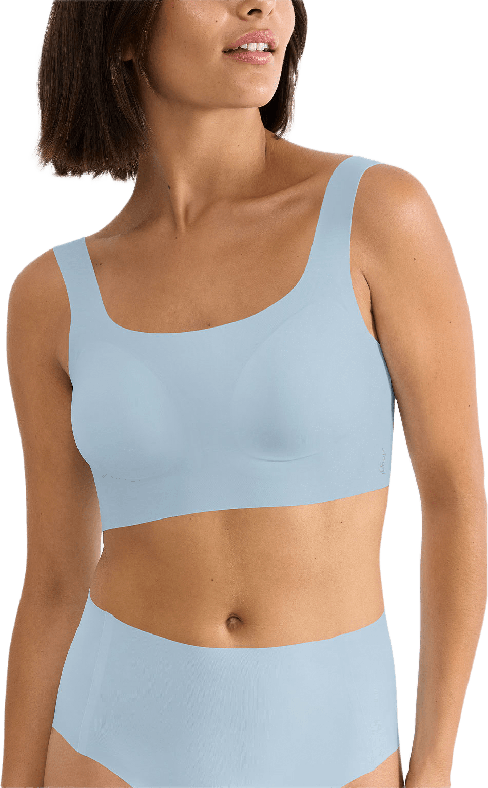 ZERO Feel 2.0 Top, från Sloggi, i färgen Light Blue.