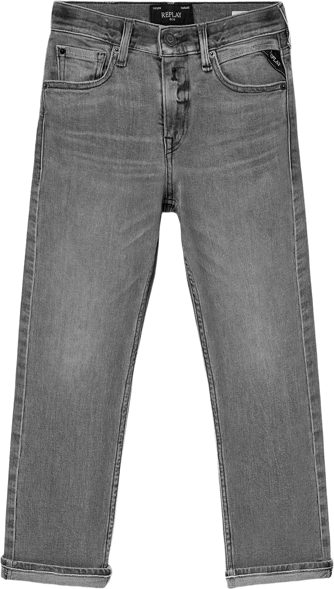 Thad Regular Fit Jeans, från Replay, i färgen Medium Grey.