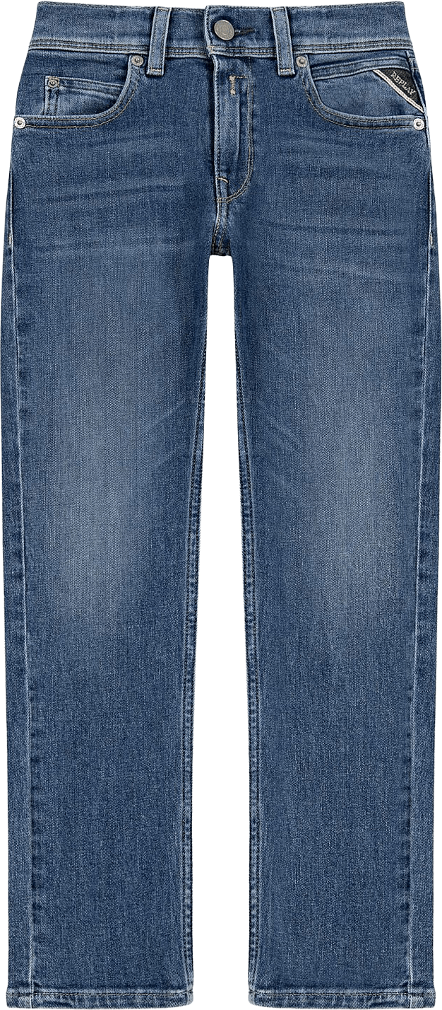 Wallys Super Slim Fit Jeans, från Replay, i färgen Medium Blue.