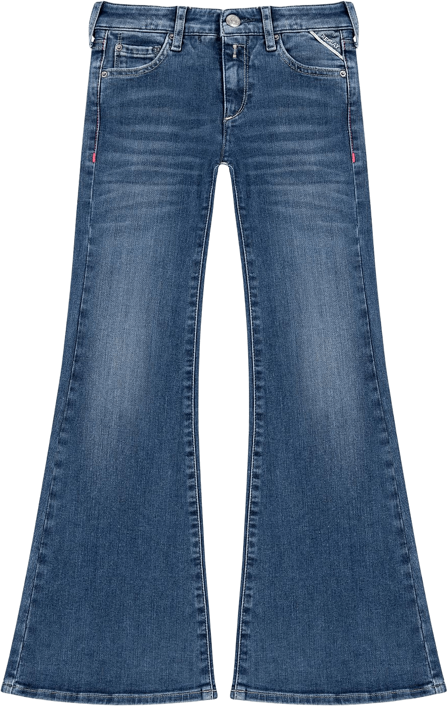 Avry Flare Fit Jeans, från Replay, i färgen Light Blue.