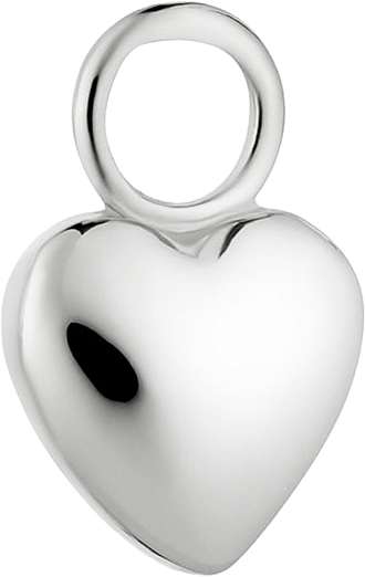 Signature Petite Heart Pendant, från Charlotte Bonde STHLM, i färgen Silver.