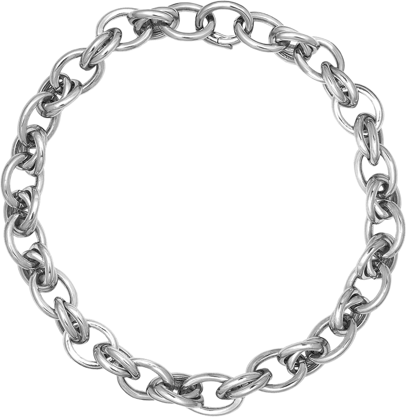 Timeless Chunky Chain, från Charlotte Bonde STHLM, i färgen Silver.