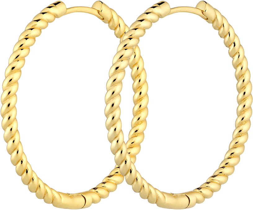 Timeless Spin Amazon Hoops, från Charlotte Bonde STHLM, i färgen Gold.