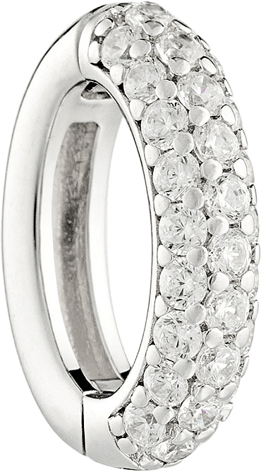 Timeless Clasp, från Charlotte Bonde STHLM, i färgen Silver/Rock Crystal.