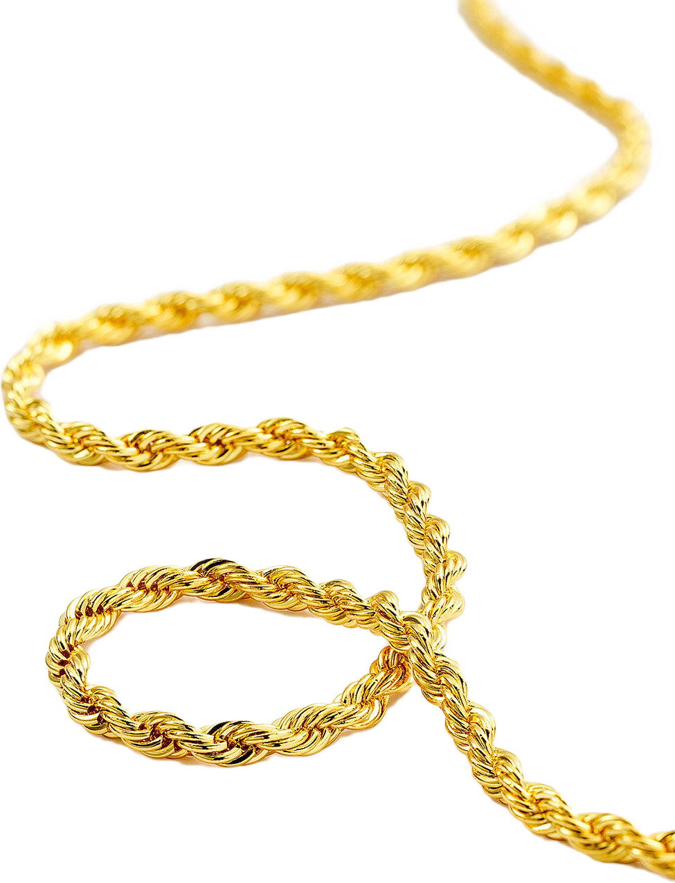 Signature Stack Rope Chain, från Charlotte Bonde STHLM, i färgen Gold.