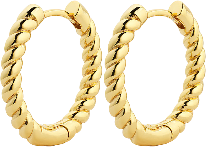 Timeless Spin Hoops, från Charlotte Bonde STHLM, i färgen Gold.