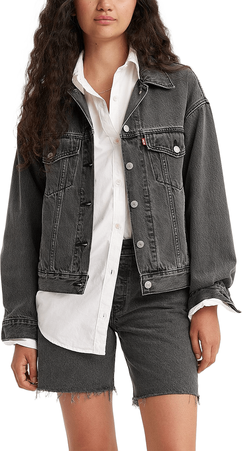 90's Trucker Jacket, från Levis Acc, i färgen Med Indigo - Worn In.