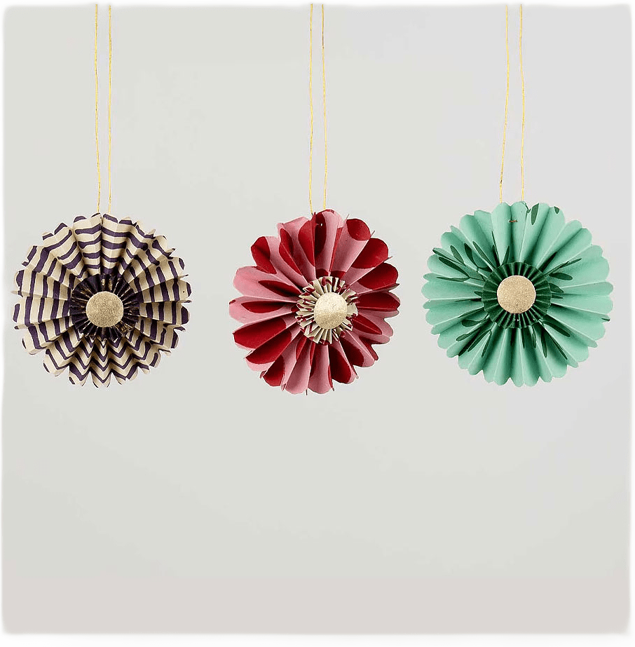 PRALINES Julhänge 3-pack, från A World of Craft, i färgen Multi.