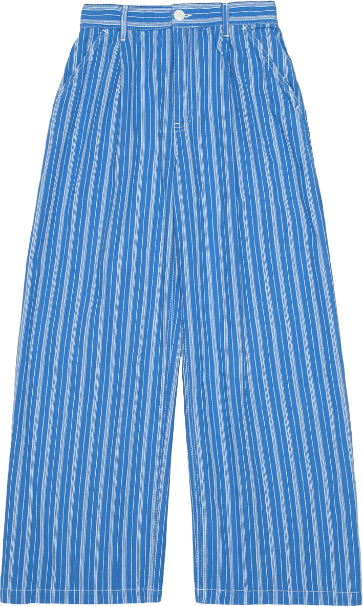 Gullan Pants Striped, från Nudie Jeans, i färgen Blue/Offwhite.