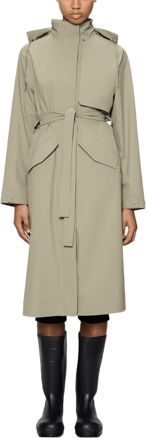 Suva Hardshell W Coat W3, från Rains, i färgen Beige.