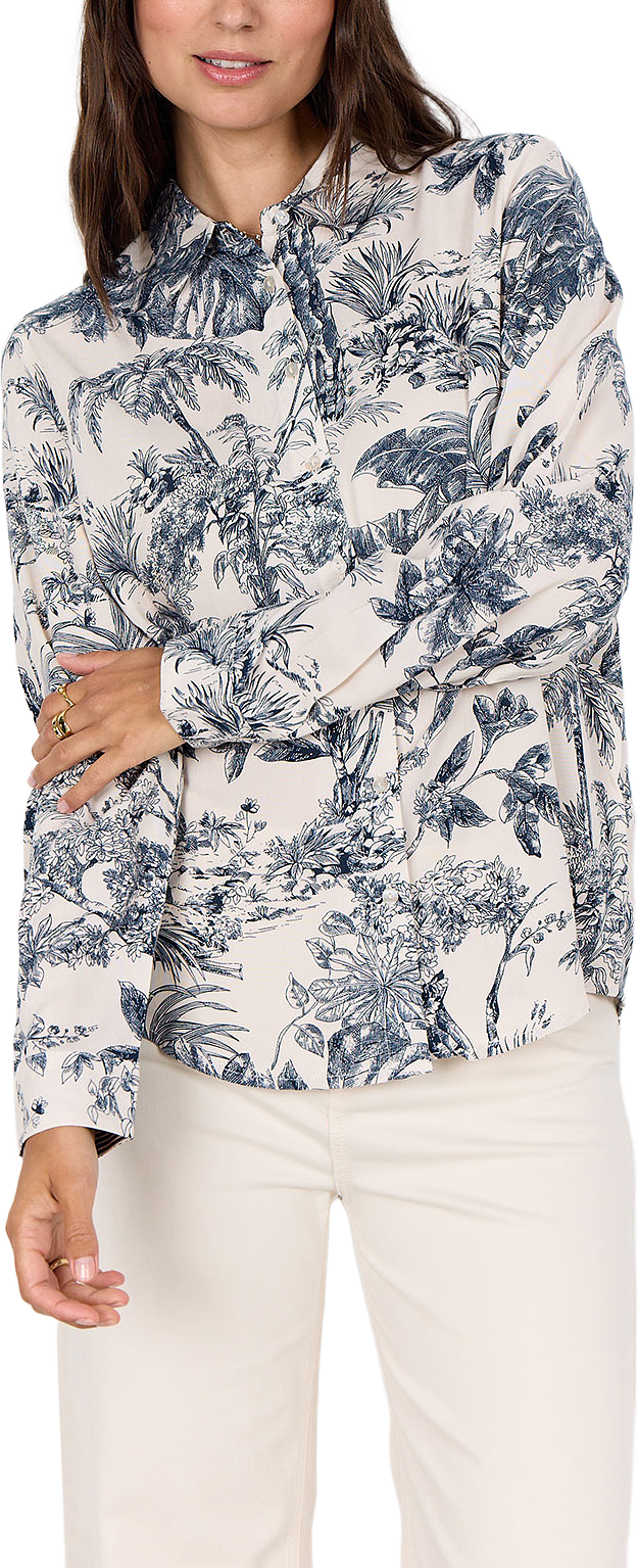 Sc-Carli 1 Shirt, från Soyaconcept, i färgen Navy Combi.