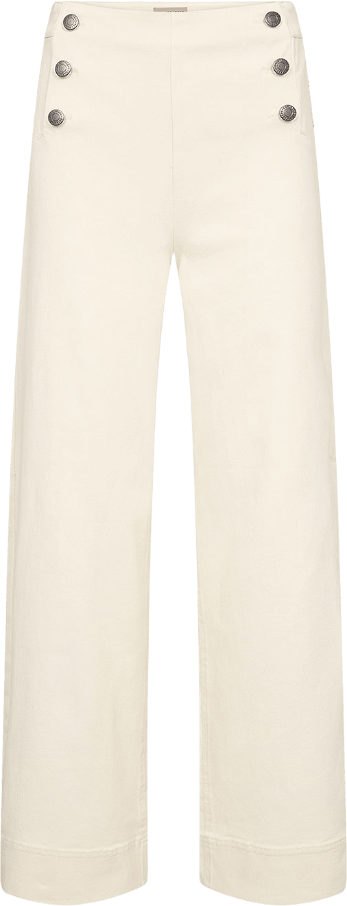 Sc-Bess 7-B Pants, från Soyaconcept, i färgen Cream.
