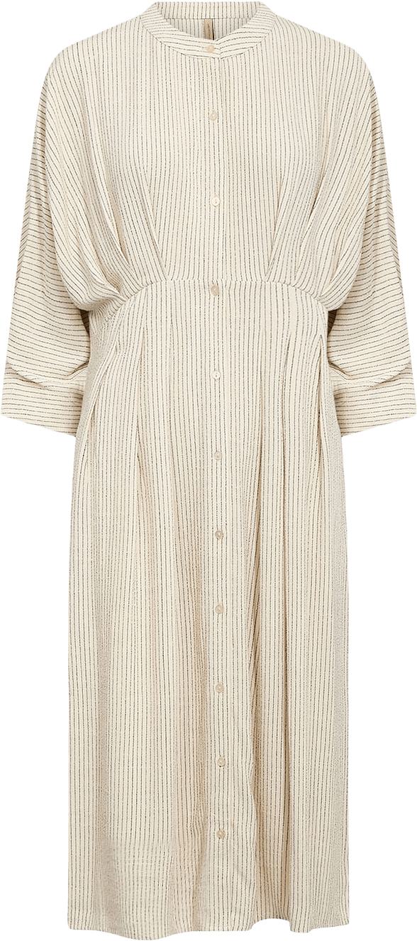 Sc-Cannie 3 Dress, från Soyaconcept, i färgen Sand Combi.