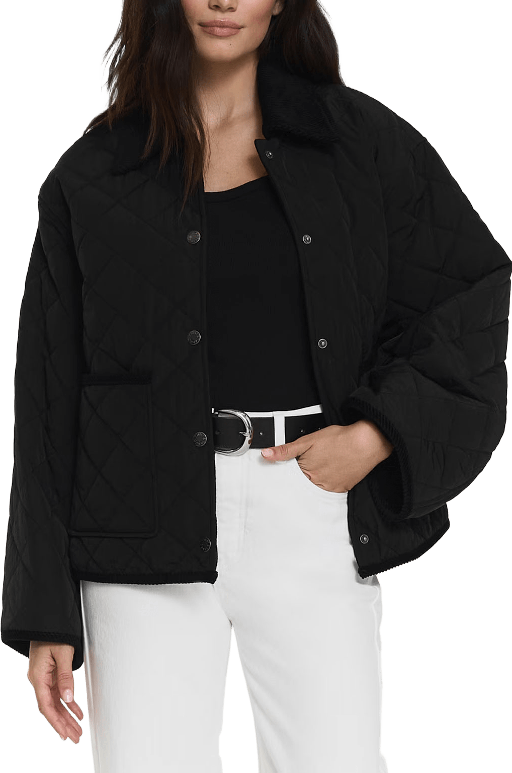 Emmy Quilted Jacket, från Twist & Tango, i färgen Black.