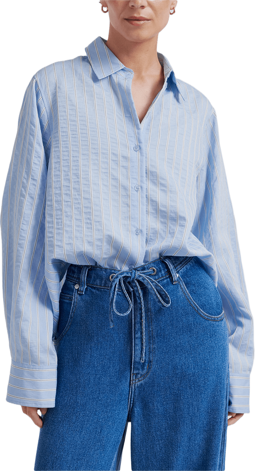 Syracuse New Shirt, från Second Female, i färgen Windsurfer.