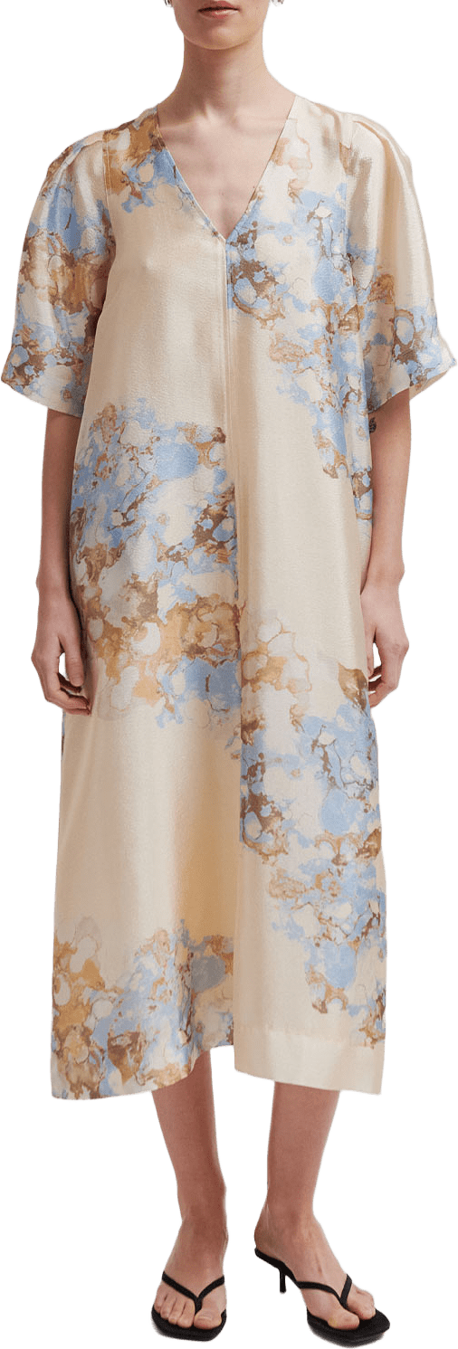 Lugana Maxi Dress, från Second Female, i färgen Windsurfer.