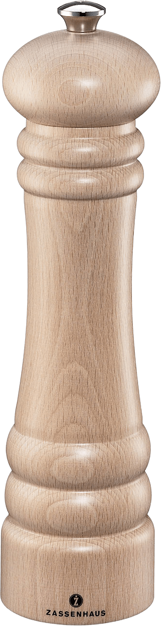 Pepparkvarn bok 24 cm, från Zassenhaus, i färgen Natur.