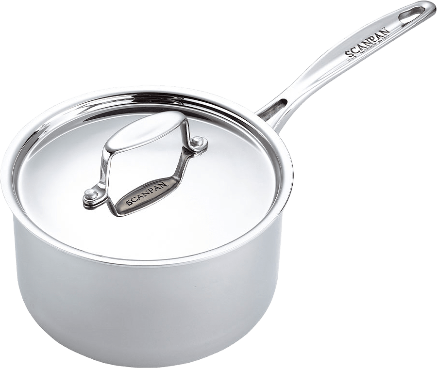Kastrull med lock 2,7 l, från Scanpan, i färgen Rostfri.