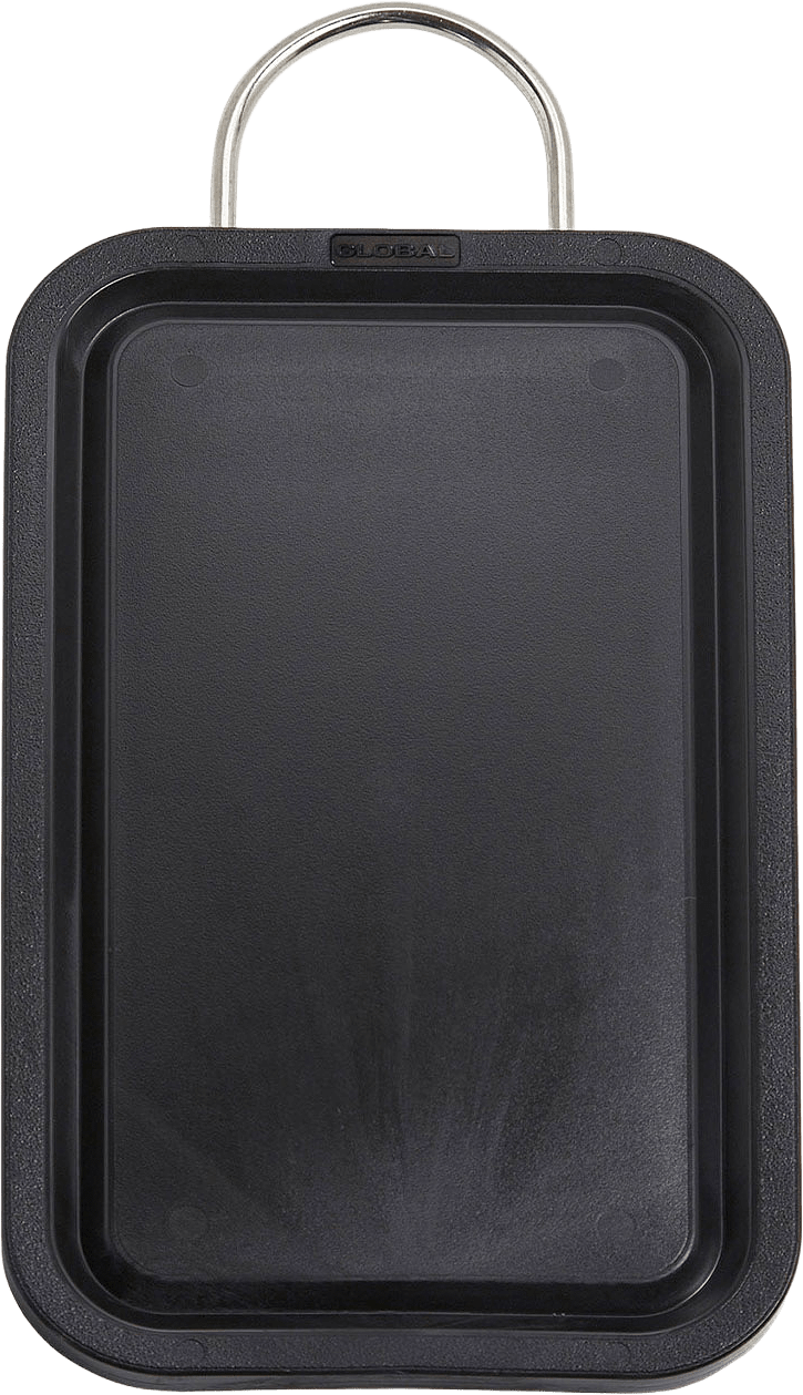 Plastskärbräda svart 26,5x16x1,3 cm, från Global, i färgen Svart.