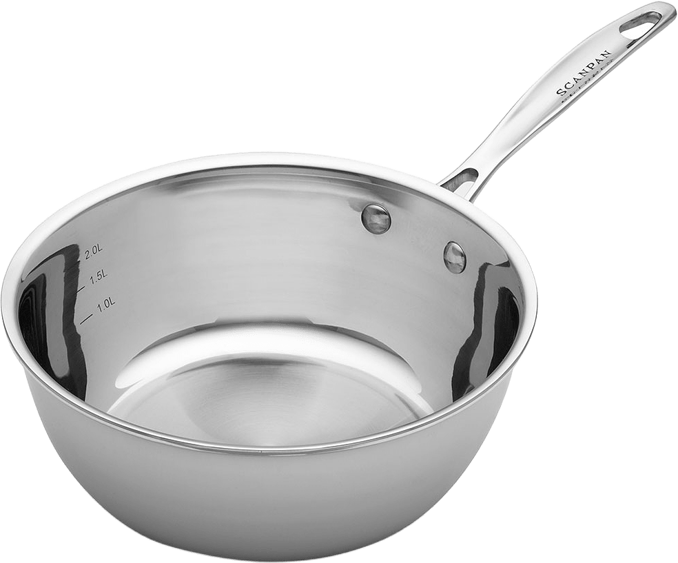 Sauteuse 2,7 l, från Scanpan, i färgen Rostfri.