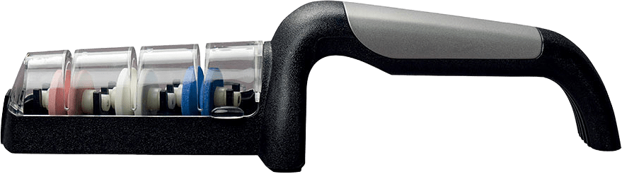 Våtslip med 3 hjul, svart/rfr, från Global, i färgen Svart.